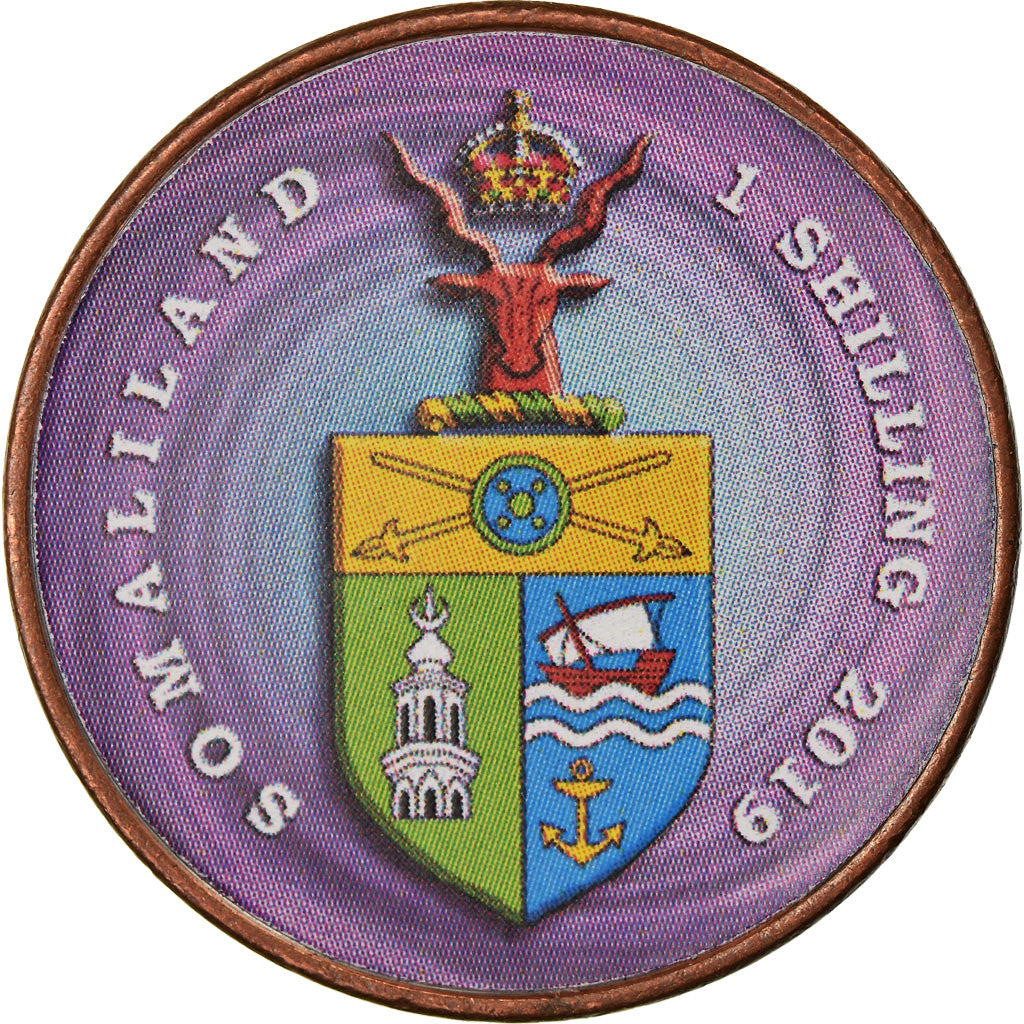 Munten, Somaliland, Shilling, 2019, Fleurs - Orchidée Colombe, UNC-, Stainless