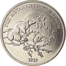 Coin, Transnistria, Rouble, 2019, Année du Rat, MS(63), Copper-nickel