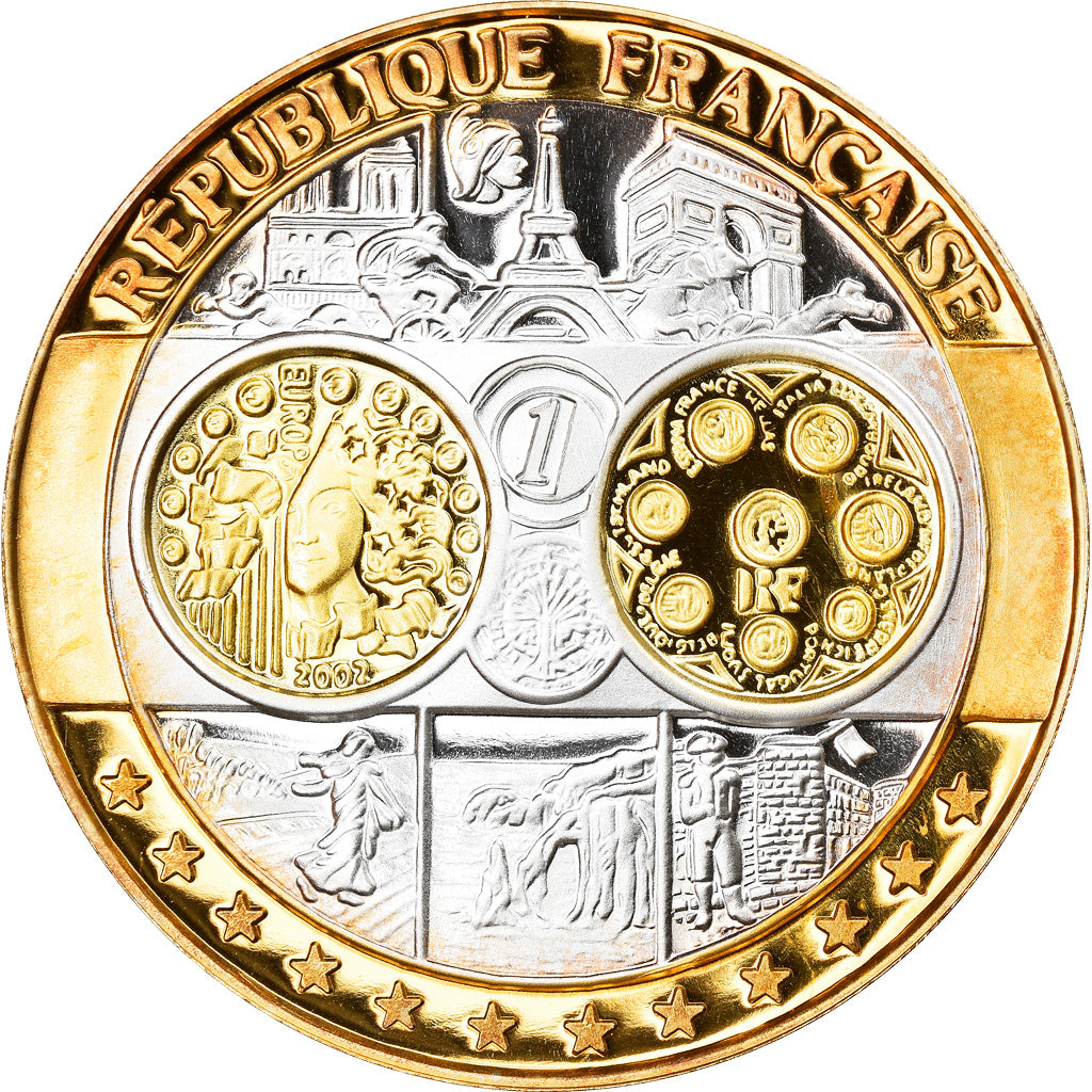 Frankreich, Medaille, Europe, République Française, Politics, Society, War