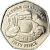 Münze, Gibraltar, 50 Pence, 2018, Père Noël, UNZ, Cupro-nickel