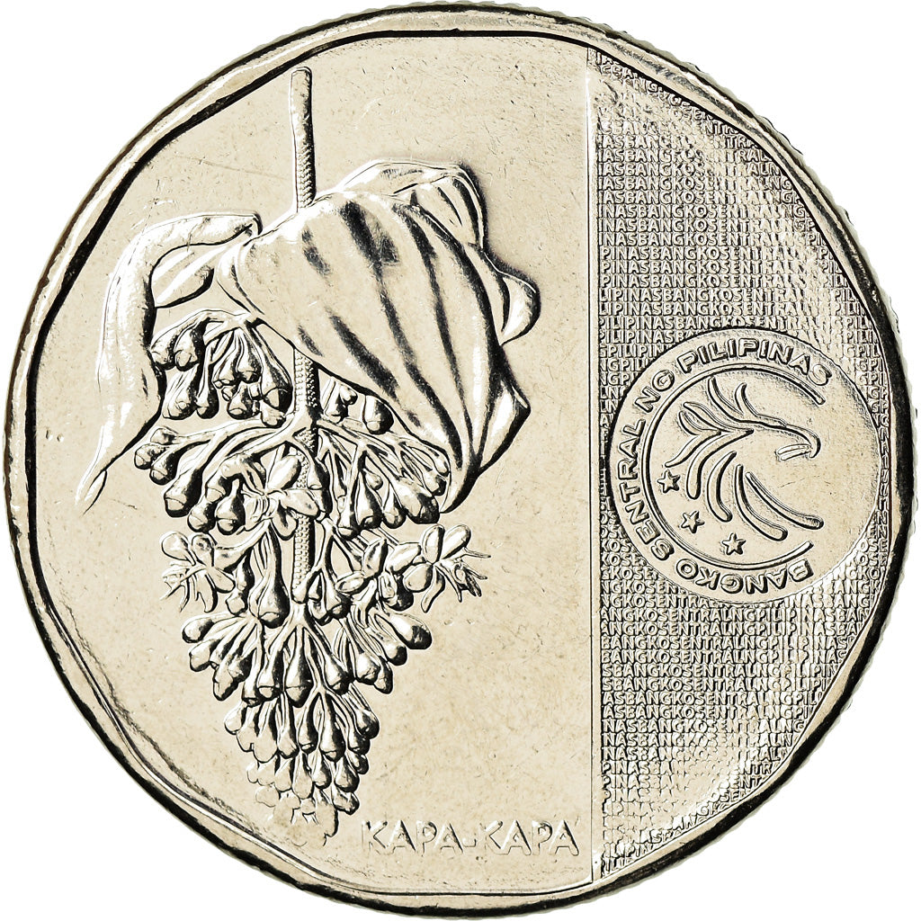 Moneta, Filipiny, 10 Piso, 2018, Apolinario Mabini, MS(63), Nickel platerowany