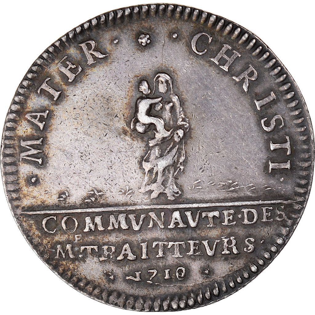 France, Token, Louis XV, Corporations, Communauté des Traiteurs, 1719