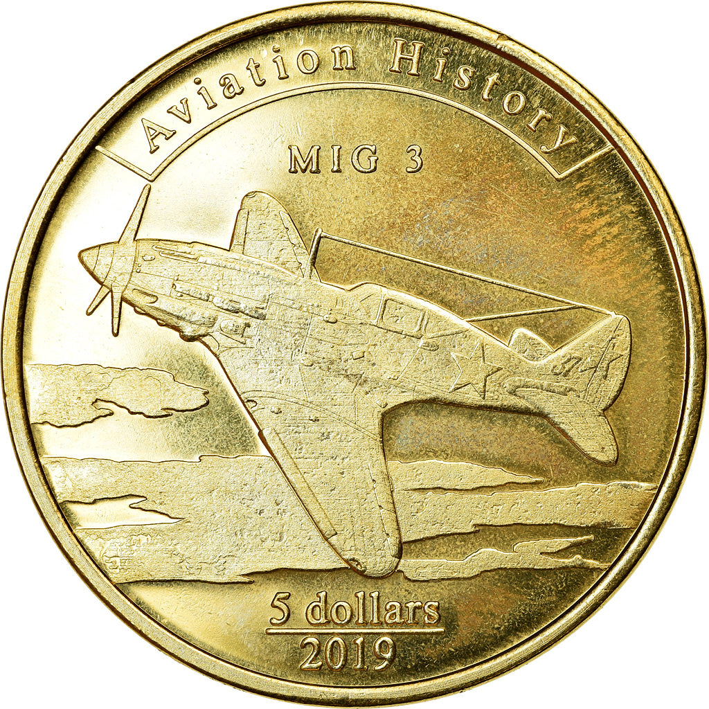 Monnaie, États-Unis, 5 Dollars, 2019, U.S. Mint, Iles Mariannes - Aviation -