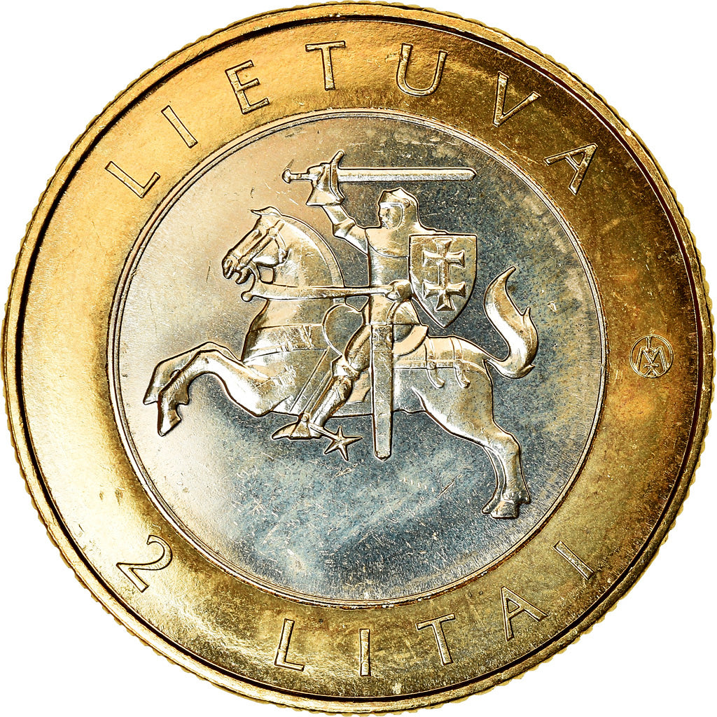 Coin, Lithuania, 2 Litai, 2012, Palanga, MS(63), Bi-Metallic, KM:186.1