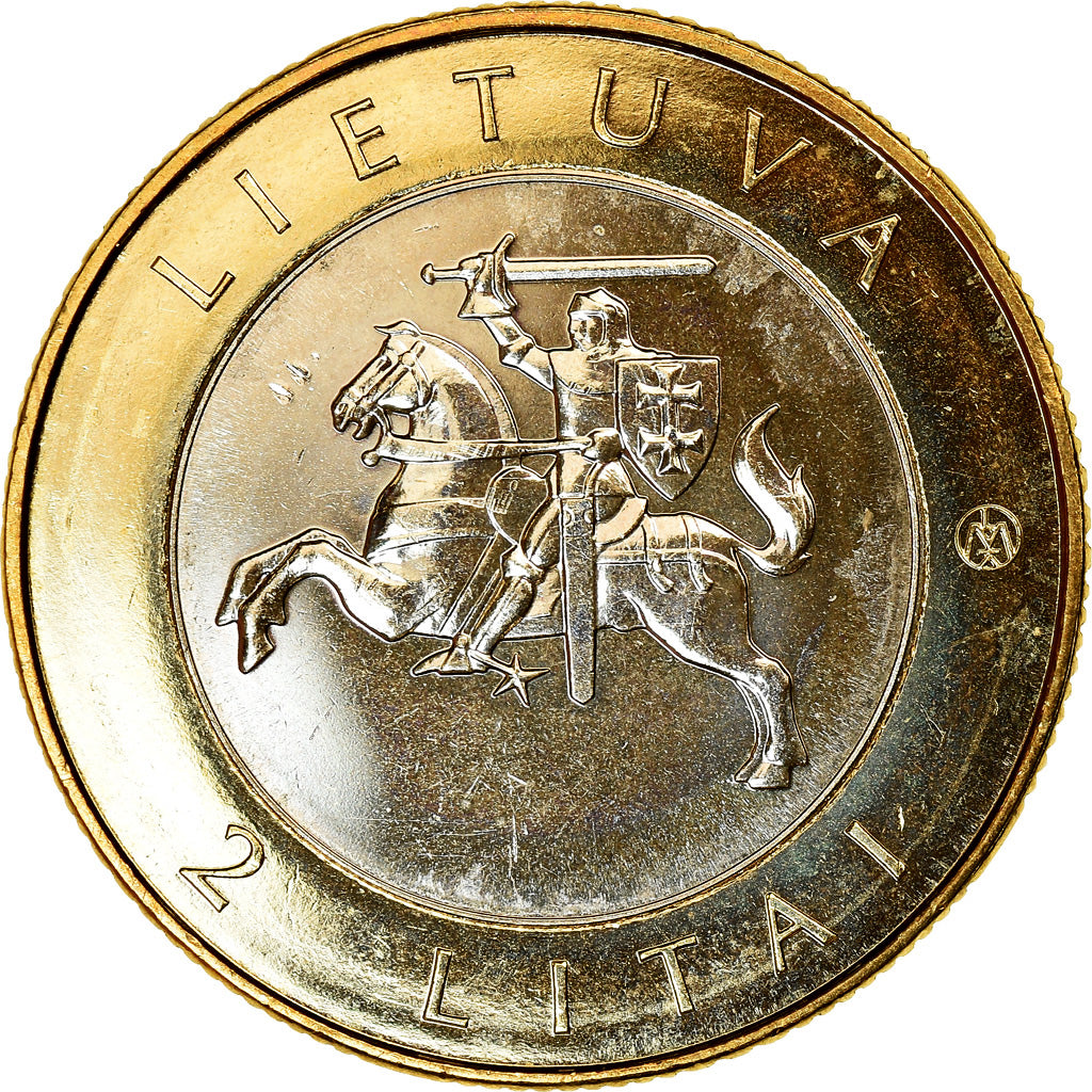 Coin, Lithuania, 2 Litai, 2012, Palanga, MS(63), Bi-Metallic, KM:186.1