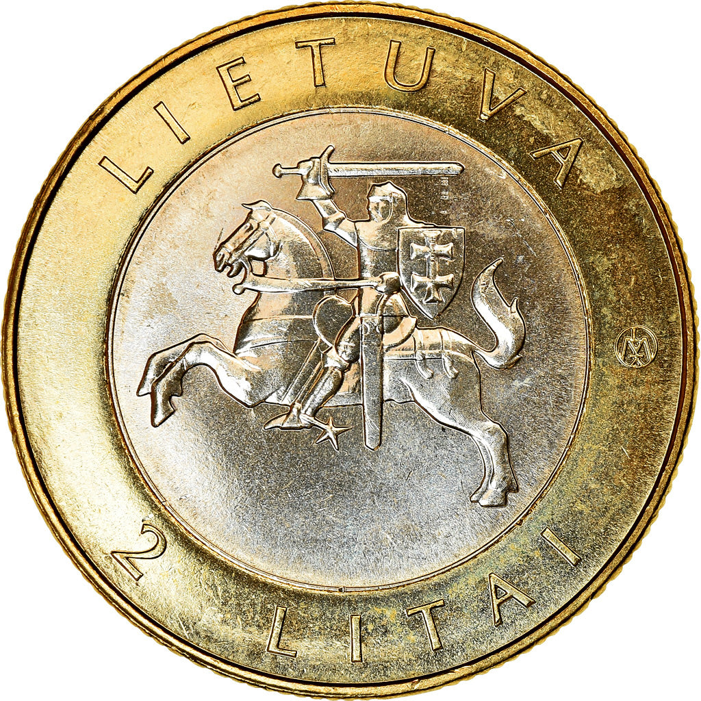 Munten, Lithouwen, 2 Litai, 2012, Neringa, UNC-, Bi-Metallic, KM:185.1
