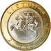 Coin, Lithuania, 2 Litai, 2012, Neringa, MS(63), Bi-Metallic, KM:185.1