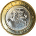 Coin, Lithuania, 2 Litai, 2012, Birštonas, MS(63), Bi-Metallic, KM:183.1