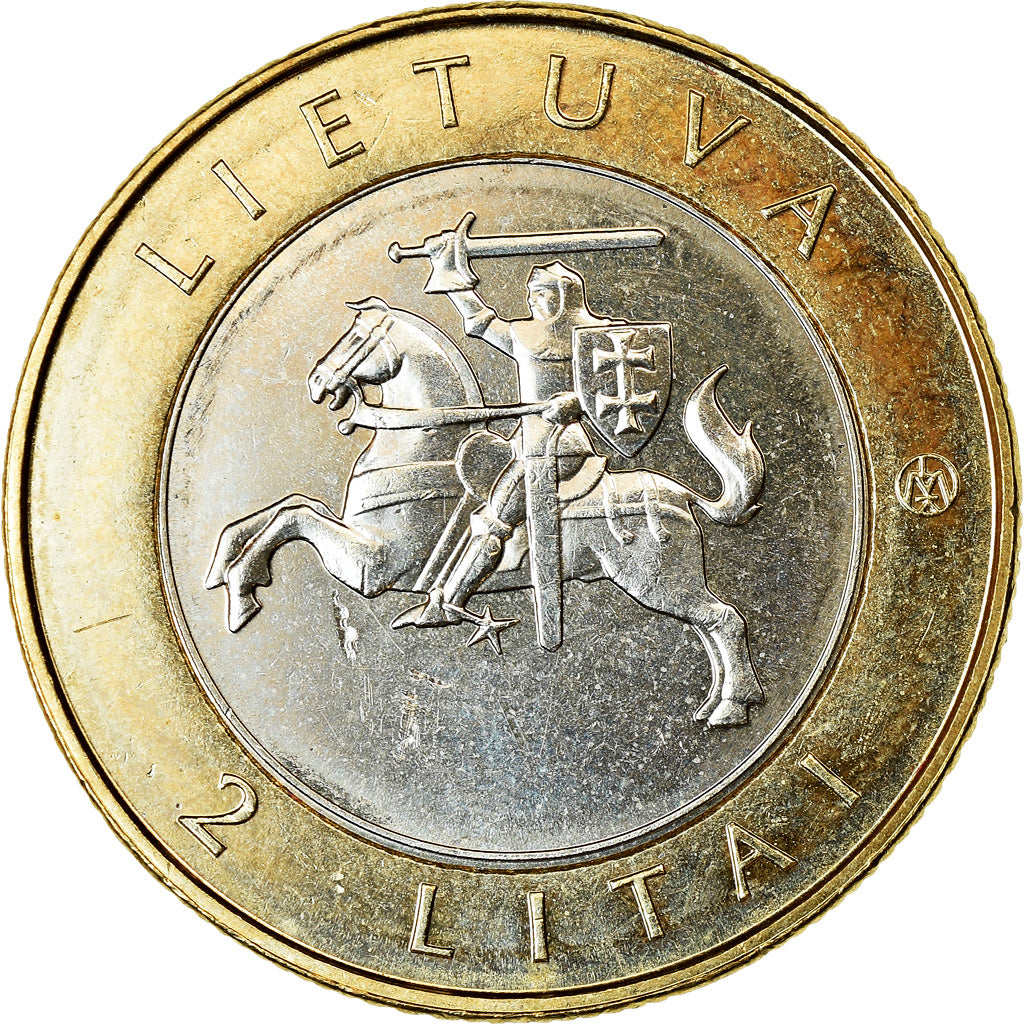 Moneta, Lituania, 2 Litai, 2013, Puntukas, SPL, Bi-metallico, KM:189