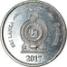 Moneda, Sri Lanka, Rupee, 2017, SC, Acero inoxidable
