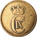 Coin, Denmark, Christian IX, 2 Öre, 1880, EF(40-45), Bronze, KM:793.1
