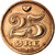 Coin, Denmark, Margrethe II, 25 Öre, 1991, AU(50-53), Bronze, KM:868.1