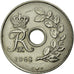 Moneta, Danimarca, Frederik IX, 25 Öre, 1968, Copenhagen, BB+, Rame-nichel