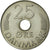 Coin, Denmark, Margrethe II, 25 Öre, 1976, Copenhagen, AU(50-53)
