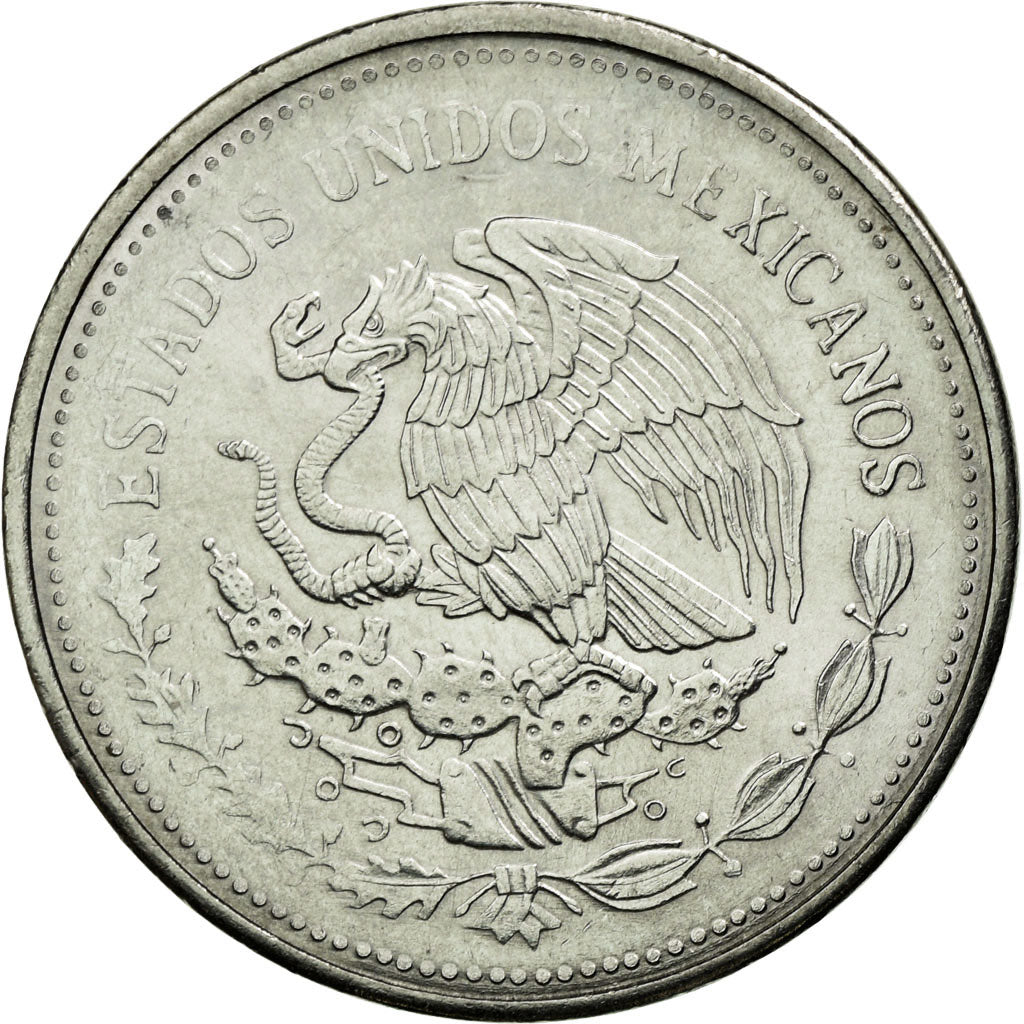 Moneda, México, Peso, 1984, Mexico City, EBC, Acero inoxidable, KM:496