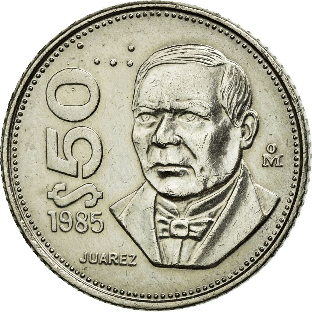 Münze, Mexiko, 50 Pesos, 1985, Mexico City, SS+, Copper-nickel, KM:495