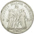 Coin, France, Hercule, 5 Francs, 1876, Bordeaux, EF(40-45), Silver, KM:820.2