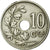 Munten, België, 10 Centimes, 1929, ZF, Copper-nickel, KM:86