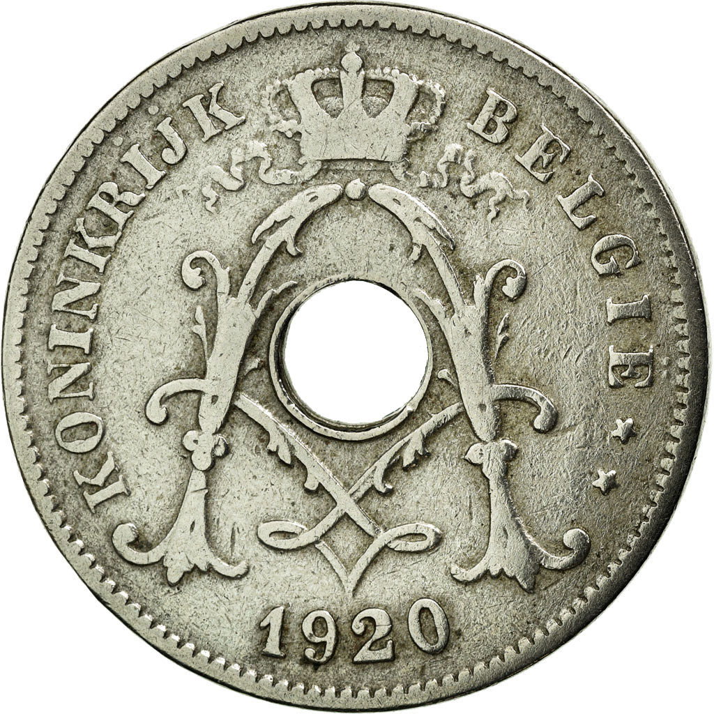 Coin, Belgium, 10 Centimes, 1920, VF(30-35), Copper-nickel, KM:86