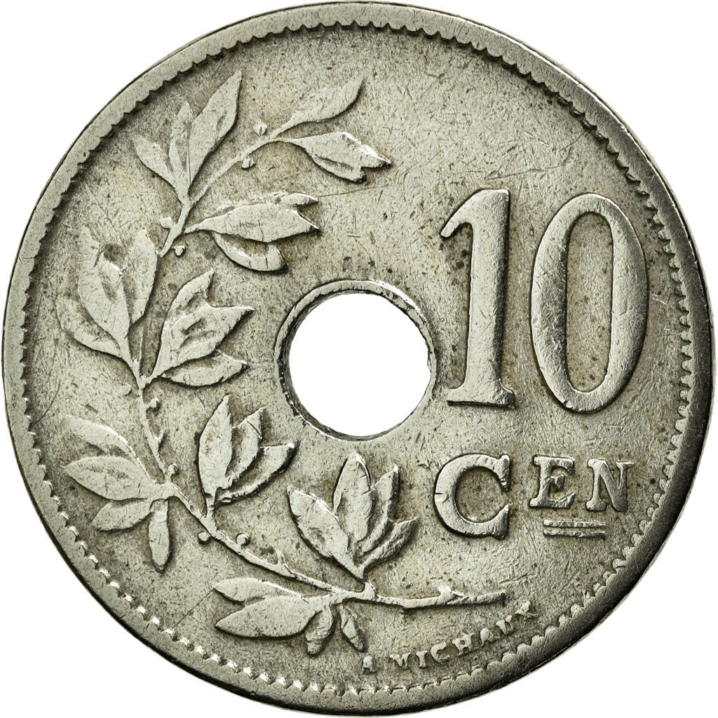 Coin, Belgium, 10 Centimes, 1920, VF(30-35), Copper-nickel, KM:86