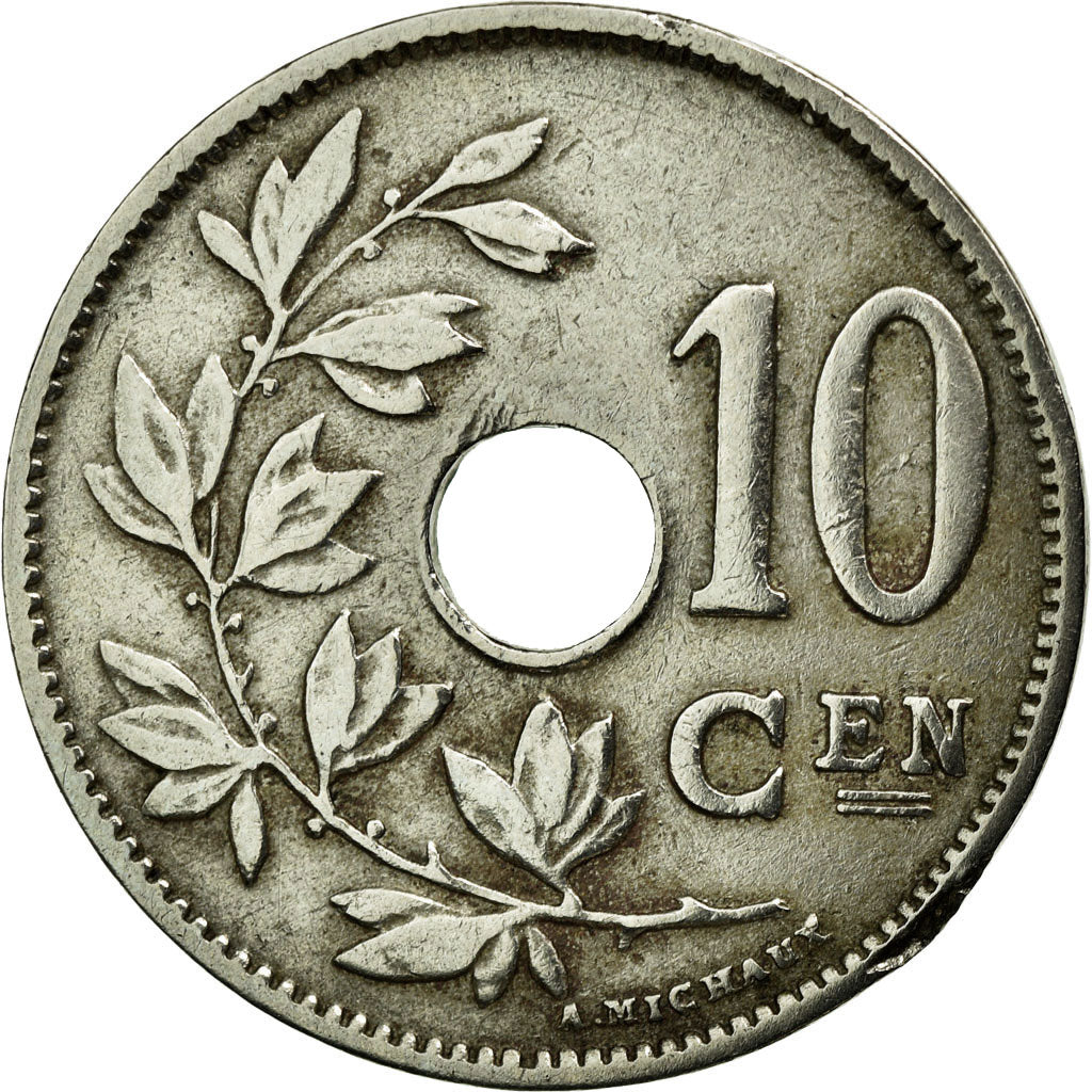 Coin, Belgium, 10 Centimes, 1924, EF(40-45), Copper-nickel, KM:86