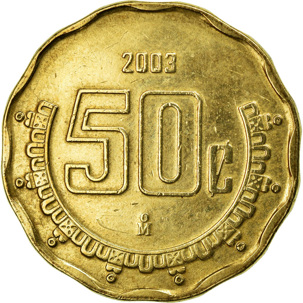 Monnaie, Mexique, 50 Centavos, 2003, Mexico City, TTB+, Aluminum-Bronze, KM:549