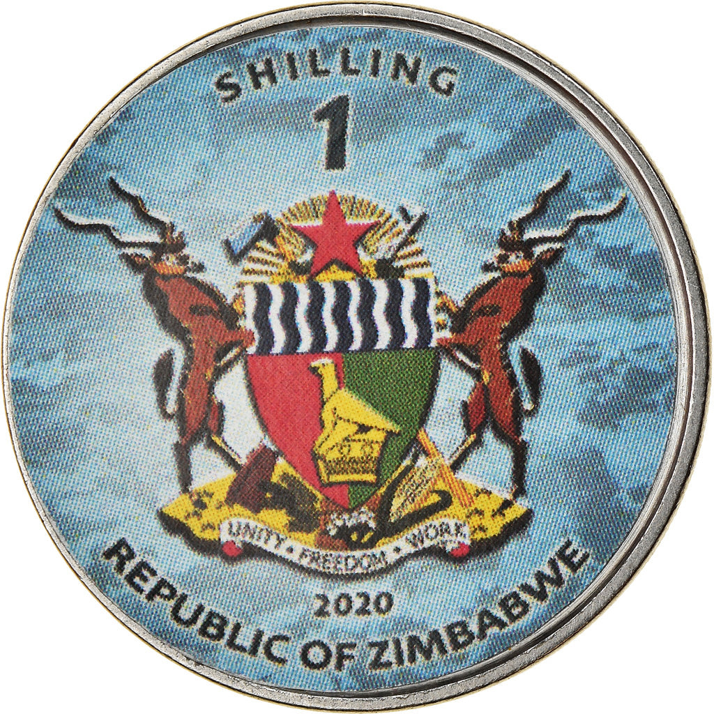 Monnaie, Zimbabwe, Shilling, 2020, Avions - B-52 Stratofortress, SPL, Nickel