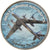 Coin, Zimbabwe, Shilling, 2020, Avions - Tupolev Tu-95, MS(63), Nickel plated
