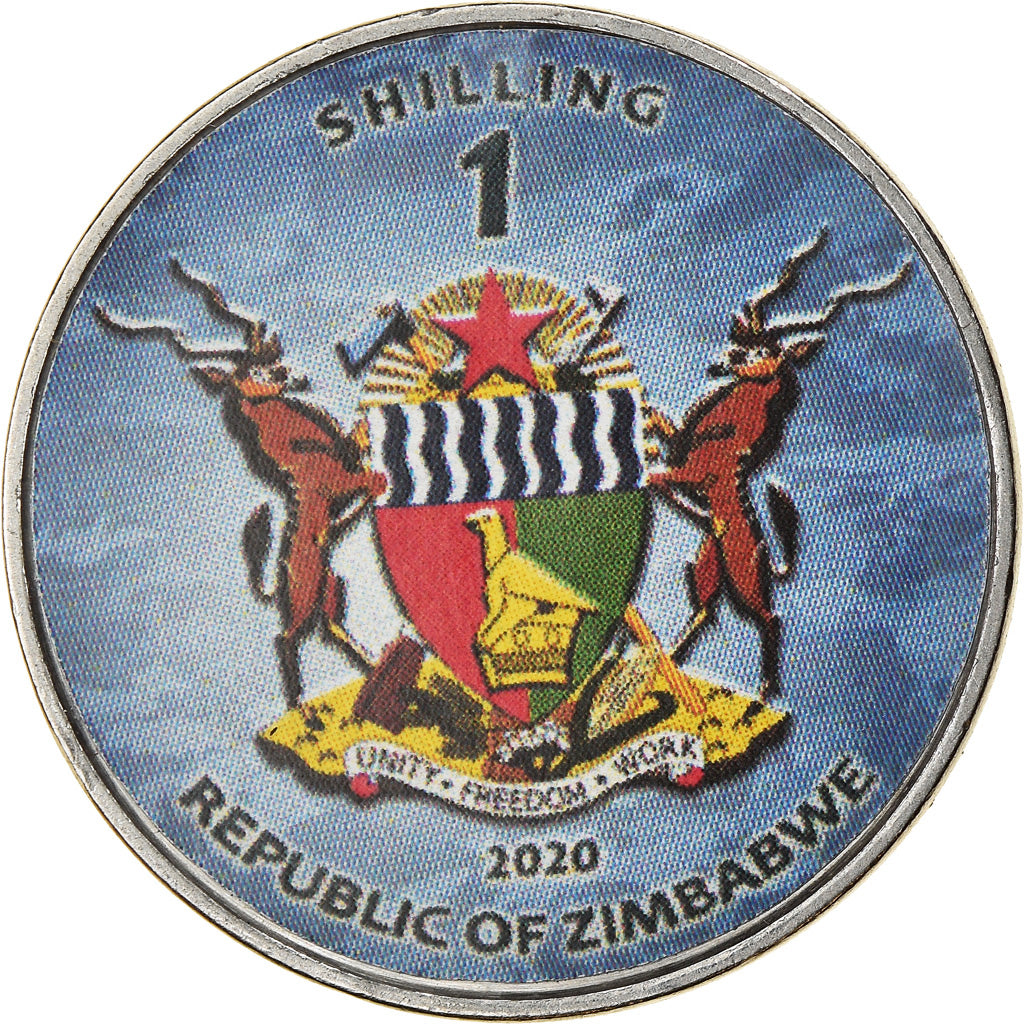 Coin, Zimbabwe, Shilling, 2020, Sous-marins- Oyashio-Class, MS(63), Nickel
