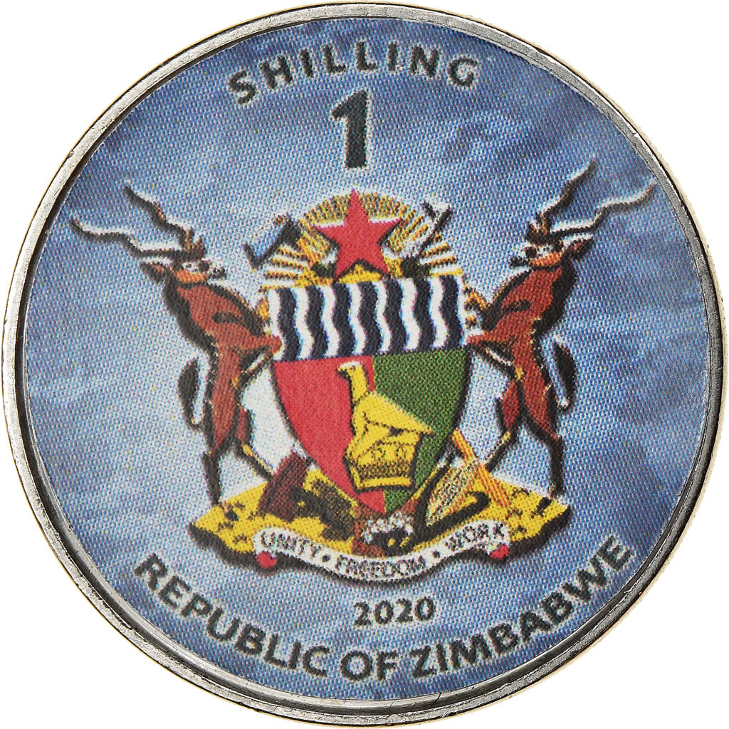 Moneta, Zimbabwe, Shilling, 2020, Sous-marins - Soryu-Class, MS(63), Nickel