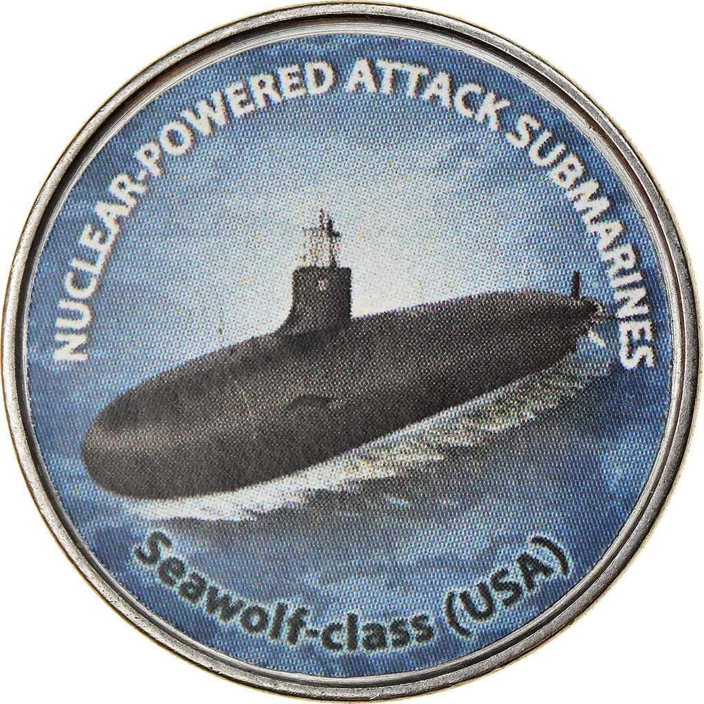 Coin, Zimbabwe, Shilling, 2020, Sous-marins - Seawolf-Class, MS(63), Nickel