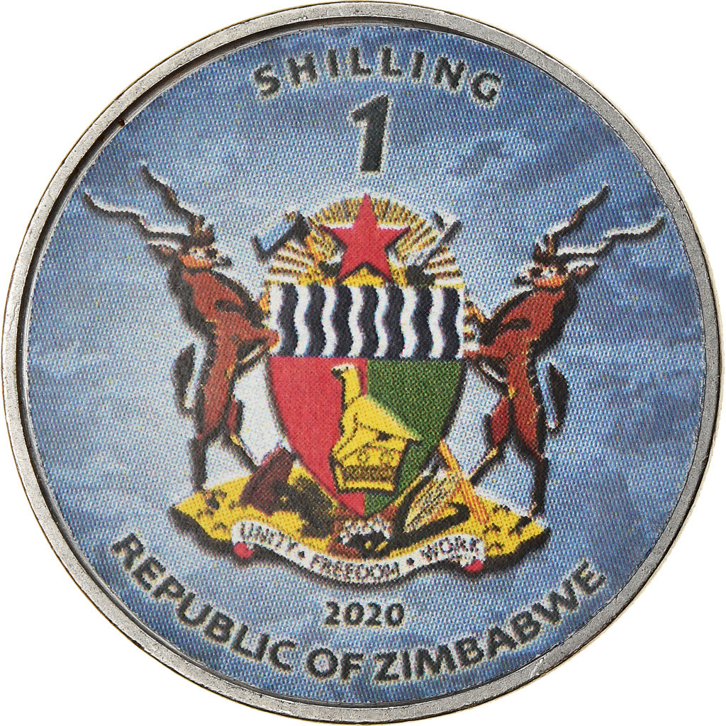Coin, Zimbabwe, Shilling, 2020, Sous-marins - Seawolf-Class, MS(63), Nickel