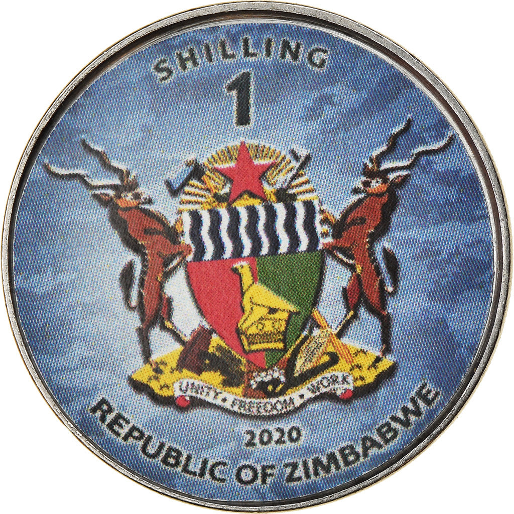 Münze, Simbabwe, Shilling, 2020, Sous-marins - Virginia-Class, UNZ, Nickel