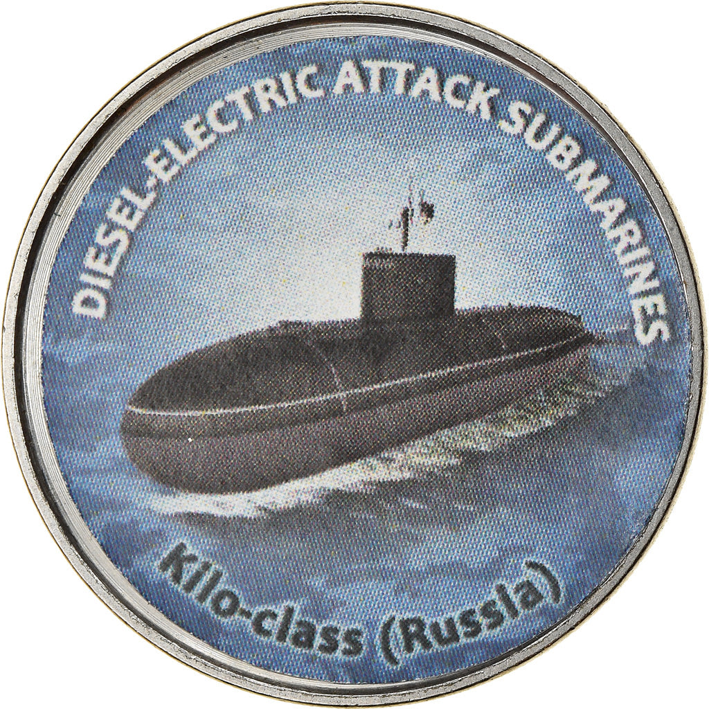 Münze, Simbabwe, Shilling, 2020, Sous-marins - Kilo-Class, UNZ, Nickel plated