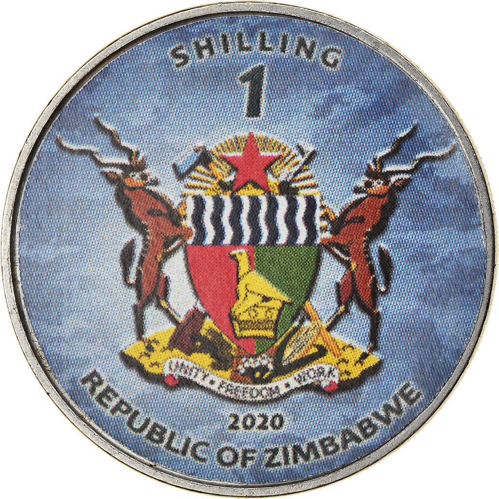 Münze, Simbabwe, Shilling, 2020, Sous-marins - HMS Astute, UNZ, Nickel plated