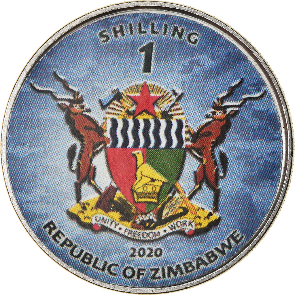 Münze, Simbabwe, Shilling, 2020, Sous-marins - Akula-Class, UNZ, Nickel plated