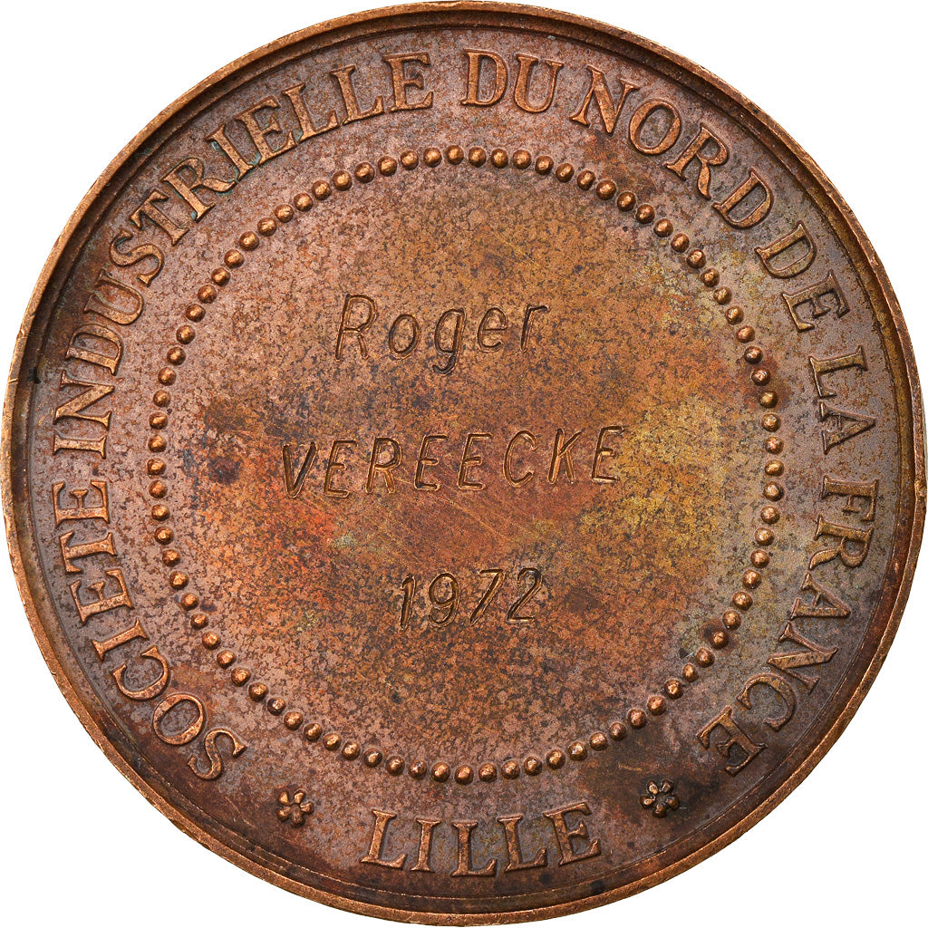 Frankrijk, Medaille, Société Industrielle du Nord de la France, Lille, 1972