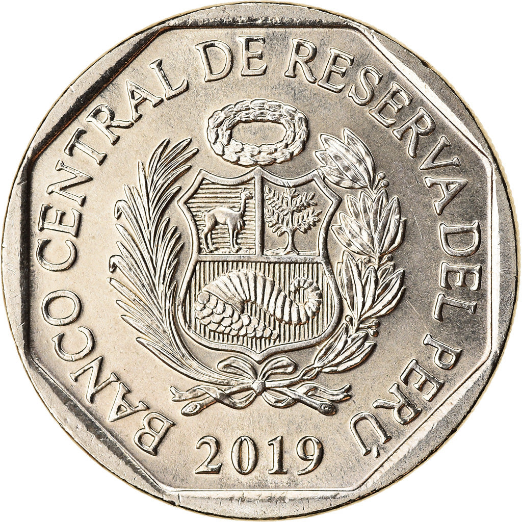 Monnaie, Pérou, Sol, 2019, Lima, Grenouille du Titicaca, SPL, Nickel-brass