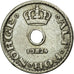 Moneta, Norvegia, Haakon VII, 10 Öre, 1924, BB+, Rame-nichel, KM:383