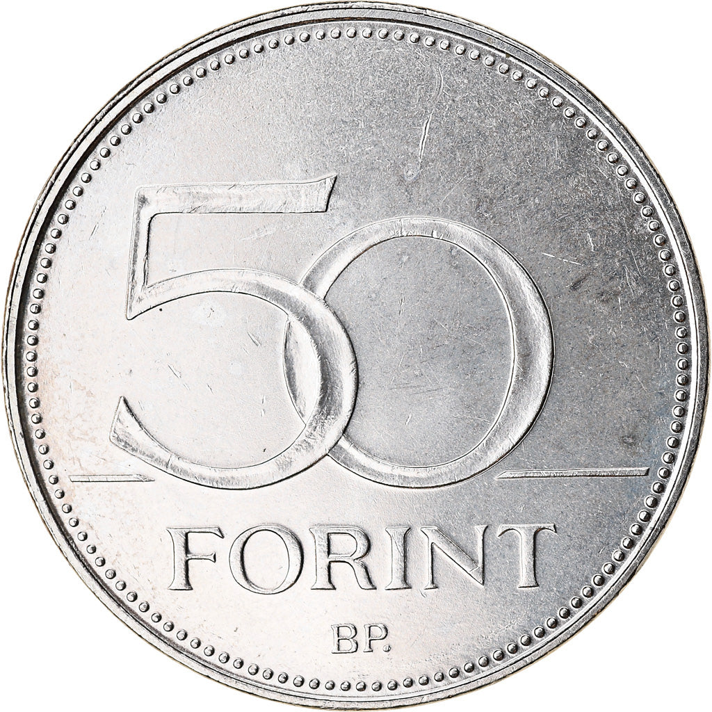 Moneda, Hungría, 50 Forint, 2018, Budapest, Championnat du Monde de Lutte, SC