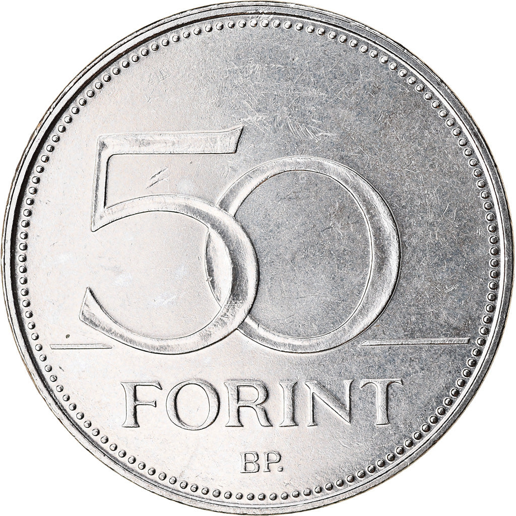 Moneda, Hungría, 50 Forint, 2018, Budapest, Championnat du Monde de Lutte, SC