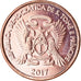 Münze, SAINT THOMAS & PRINCE ISLAND, 20 Centimos, 2017, UNZ, Copper Plated