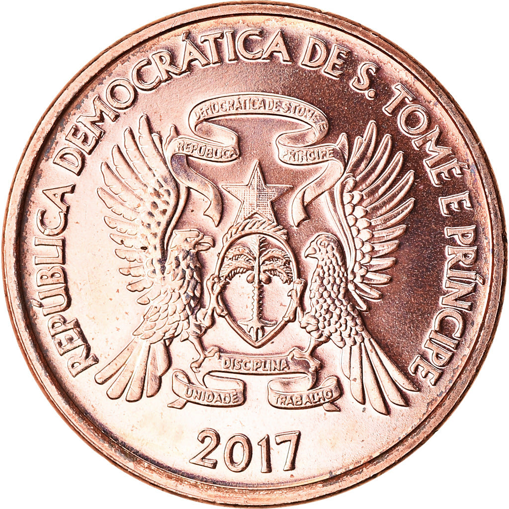 Moneta, SAINT THOMAS & ISOLA DEL PRINCIPE EDOARDO, 10 Centimos, 2017, SPL