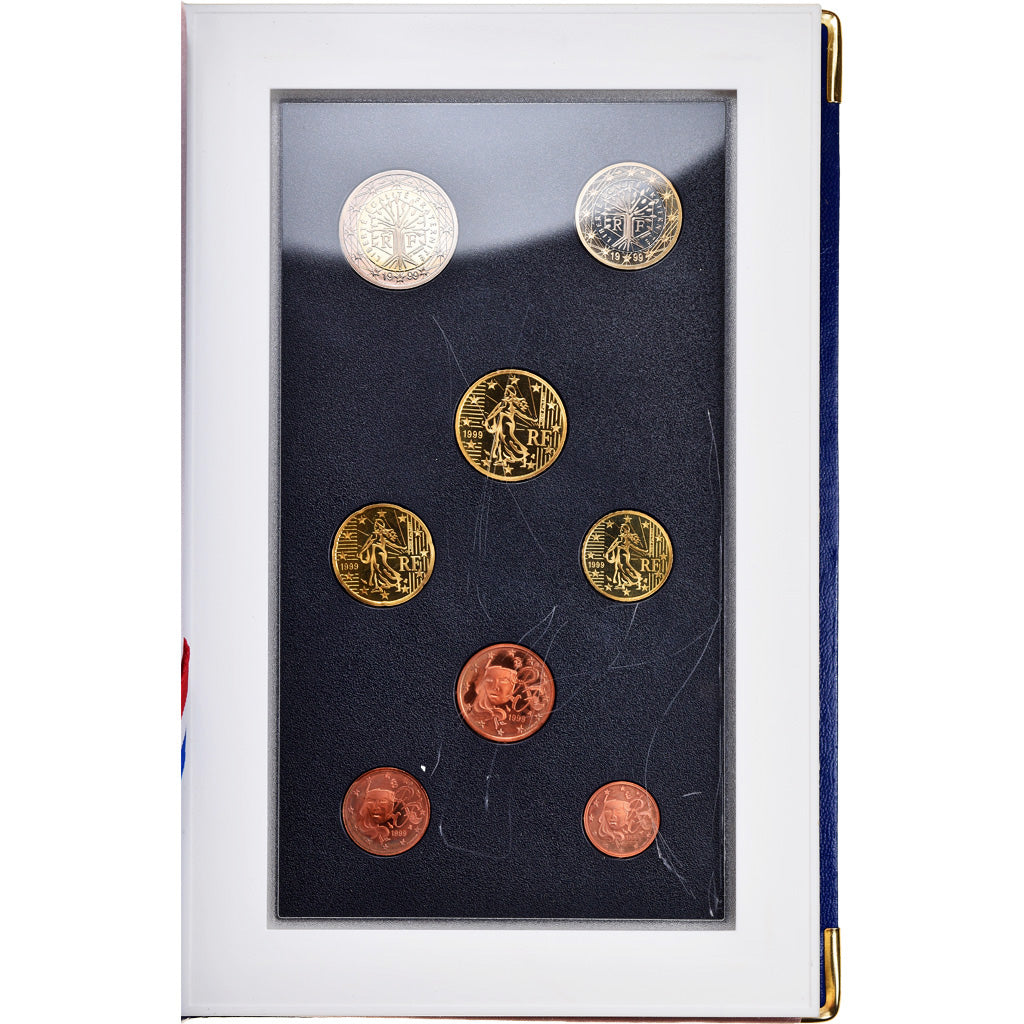 Frankrijk, Coffret 1c. à 2€, Proof, 1999, Monnaie de Paris, n.v.t., FDC