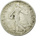 Moneta, Francia, Semeuse, 50 Centimes, 1909, Paris, MB+, Argento, KM:854