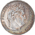 Coin, France, Louis-Philippe, 5 Francs, 1837, Rouen, VF(30-35), Silver