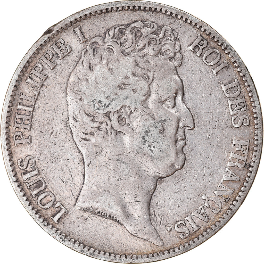 Monnaie, France, Louis-Philippe, 5 Francs, 1831, Rouen, TB, Argent, Gadoury:676