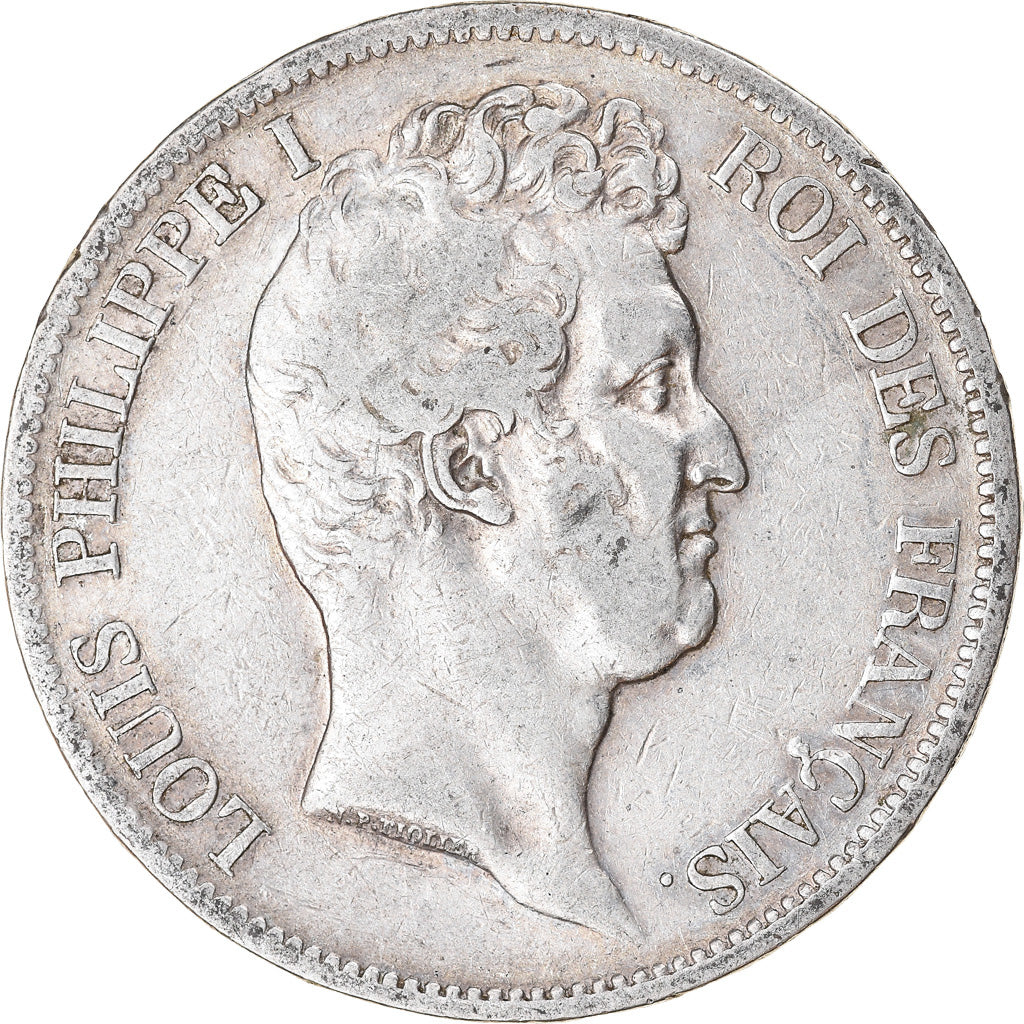 Moneta, Francja, Louis-Philippe, 5 Francs, 1831, Lille, Tranche en relief