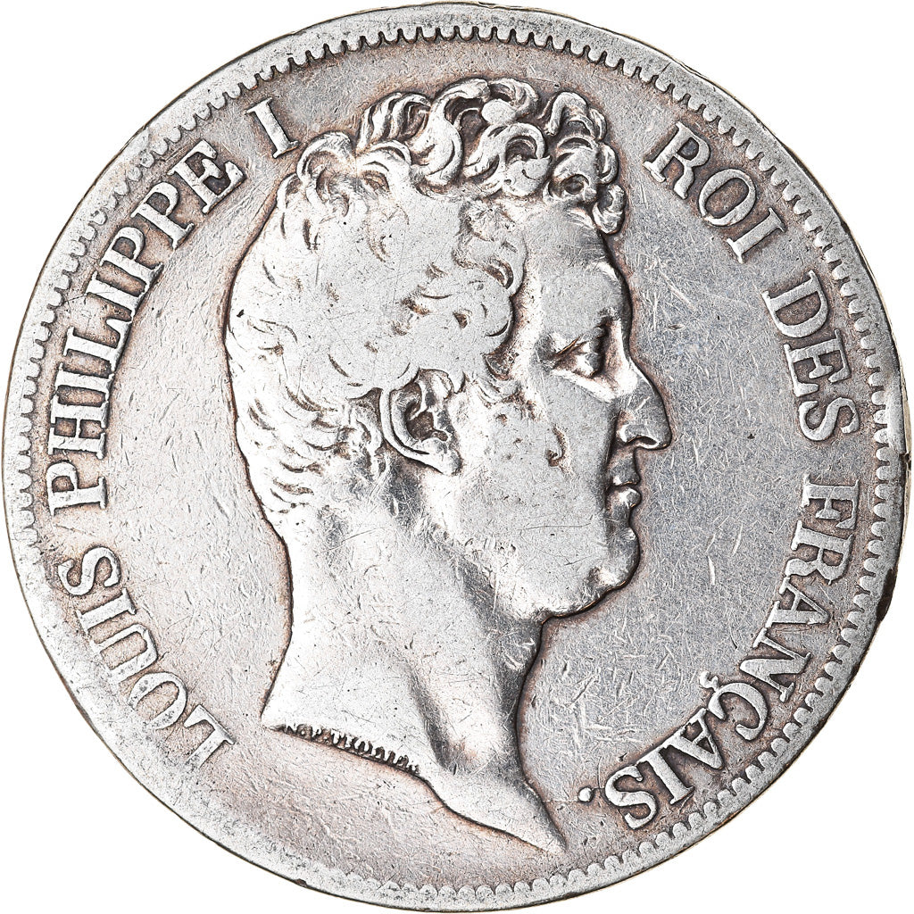 Moneta, Francja, Louis-Philippe, 5 Francs, 1830, Paris, VF(20-25), Srebro