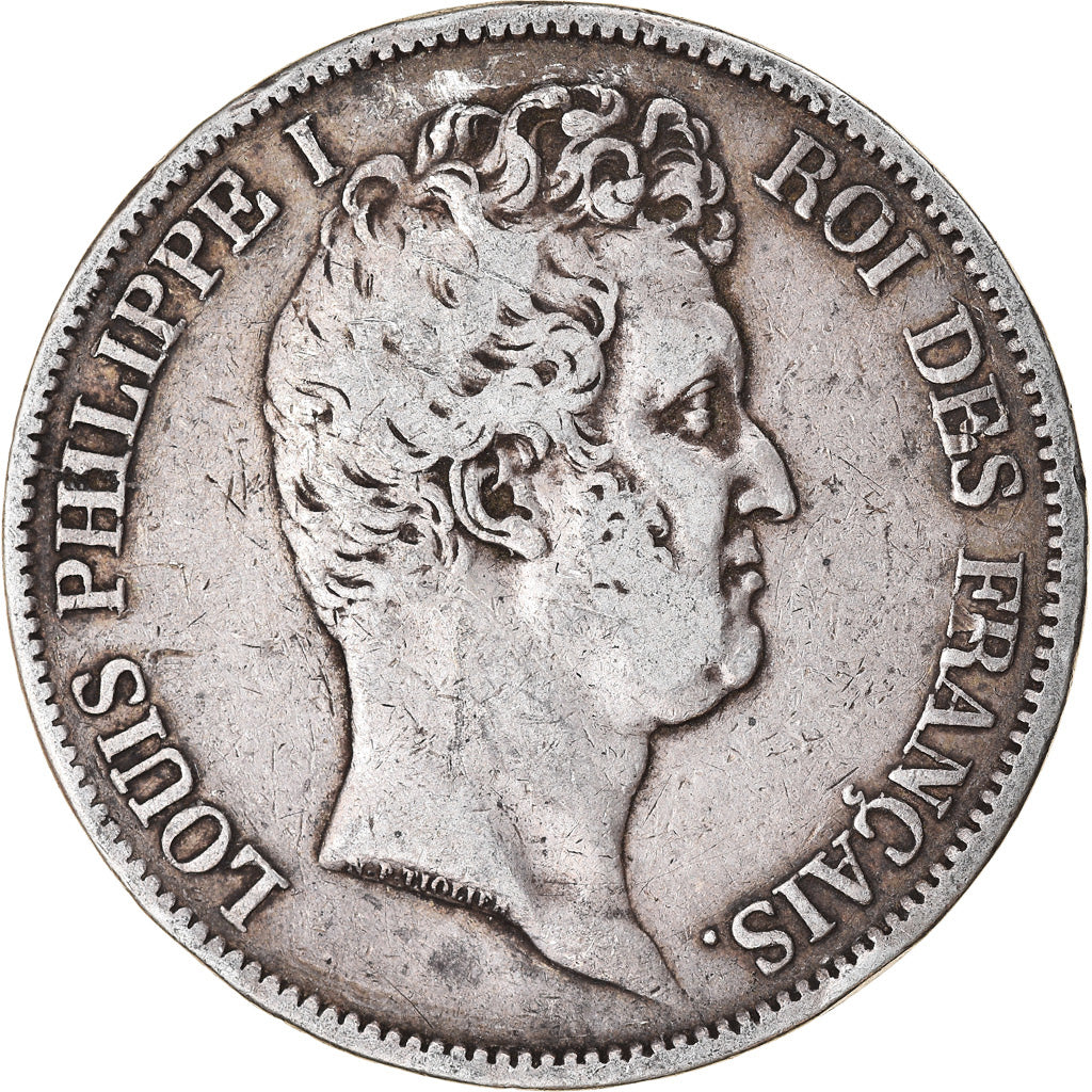 Moneta, Francja, Louis-Philippe, 5 Francs, 1830, Paris, VF(20-25), Srebro